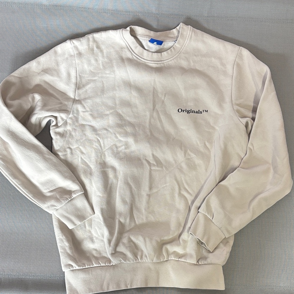 Jack & Jones beige sz S Crewneck Sweatshirt Global originals edition.